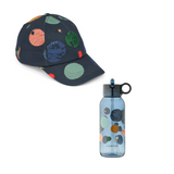 Zestaw Liewood Universe / Classic navy - Czapka z daszkiem Danny + Butelka tritanowa/bidon Yang 500ml