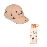 Zestaw Liewood Berry / Pale Tuscany - Czapka z daszkiem Danny + Butelka tritanowa/bidon Yang 500ml