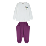 Zestaw Maison Mangostan – T-shirt Carnival Logo + Spodnie Cargo Purple