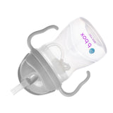 B.box - Bidon ze słomką 240 ml, szary