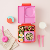 Omie - OmieBox lunch box z termosem, Pink Berry