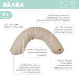 Beaba - Ergonomiczna poduszka dla kobiet w ciąży iBig Flopsy, Fleur de coton Linen