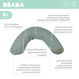 Beaba - Ergonomiczna poduszka dla kobiet w ciąży iBig Flopsy, Sage Green
