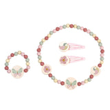 Little Dutch - Biżuteria drewniana Flowers & Butterflies