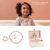 Little Dutch - Biżuteria drewniana Flowers & Butterflies