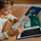 Kidywolf – Książka do rysowania z ekranem LCD KIDYDRAW-MINI, Galaxy