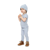 Minimalisma - Mięciutka czapka beanie z mieszanki jedwabiu i bawełny Bambi, Clearwater