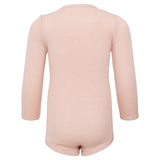 Minimalisma - Bezszwowe body niemowlęce z jedwabiu i bawełny, Sweet Rose
