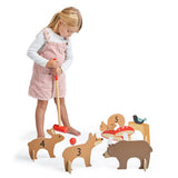 Tender Leaf Toys - Drewniany zestaw do gry w krykieta