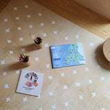 OLYA Kids - Mata piankowa puzzle, cross sand