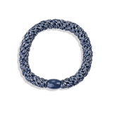 KKNEKKI - Gumka do włosów, Navy Silver Glitter