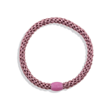 KKNEKKI - Gumka do włosów, Slim Old Pink Glitter