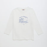 Maison Mangostan - Biały, bawełniany Longsleeve Leisurely