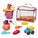 B. Toys - Zestaw akcesoriów plażowych w torbie Beach Bag, fioletowy