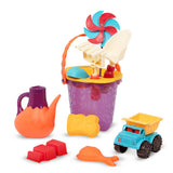 B. Toys - Zestaw akcesoriów plażowych w torbie Beach Bag, fioletowy