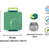 Omie - OmieBox lunch box z termosem, Meadow