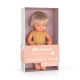 Miniland - Lalka dziewczynka Europejka z implantem ślimakowym Colourful Edition 38cm