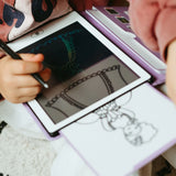 Kidywolf – Książka do rysowania z ekranem LCD KIDYDRAW-MINI, Princess