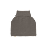 HUTTEliHUT – Dzianinowy komin z wełny merino, Brown Melange