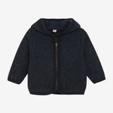 HUTTEliHUT - Kurtka z wełny merino Navy