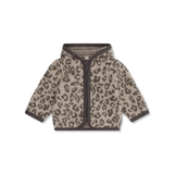 HUTTEliHUT - Kurtka z wełny merino Jacquard, camel melange