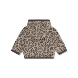 HUTTEliHUT - Kurtka z wełny merino Jacquard, camel melange