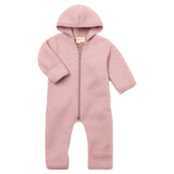 Engel Natur - Kombinezon na zamek z delikatnej wełny merino, rosewood