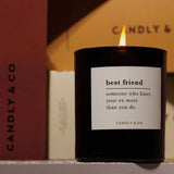 Candly&Co - Świeca zapachowa No.4 Pinia/Paczuli, BEST FRIEND