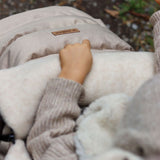 Zaffiro - Regulowany śpiworek zimowy iGrow Scandi z wełną 0-36M, beige