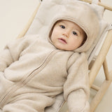 HUTTEliHUT - Kombinezon z wełny merino, Camel Melange