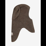 HUTTEliHUT – Kominiarka z długimi uszami, wełna merino, Brown Melange