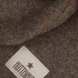 HUTTEliHUT – Kominiarka z długimi uszami, wełna merino, Brown Melange