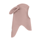 HUTTEliHUT – Kominiarka z długimi uszami, wełna merino, Mahogany Rose