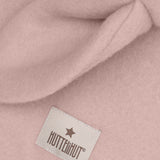HUTTEliHUT – Kominiarka z długimi uszami, wełna merino, Mahogany Rose