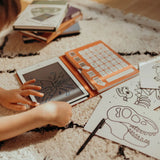 Kidywolf – Książka do rysowania z ekranem LCD KIDYDRAW-MINI, Dinosaurs