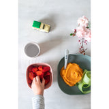 Beaba - Komplet naczyń z silikonu z przyssawką, eucalyptus