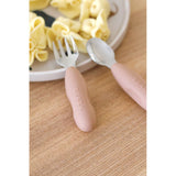 Beaba - Zestaw pierwszych sztućców ze stali nierdzewnej, Cotton candy