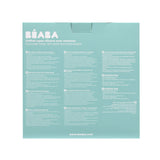 Beaba - Komplet naczyń z silikonu z przyssawką, pebble