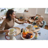 Beaba - Komplet naczyń z silikonu z przyssawką, pebble