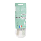 Beaba - Zestaw 2 łyżeczek silikonowych w podróżnym etui, Clay/Misty green