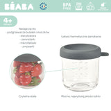 Beaba - Szklany słoiczek z zamknięciem 250 ml, Mineral