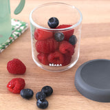 Beaba - Szklany słoiczek z zamknięciem 250 ml, Mineral