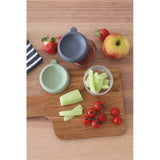 Beaba - Zestaw dwóch szklanych słoiczków z zamknięciem, Mineral/Sage green