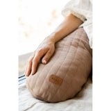 Beaba - Ergonomiczna poduszka rogal dla kobiet w ciąży i karmiących Big Flopsy, Fleur de coton Cacao