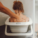 Beaba - Składana wanienka Eazy Pop Camélé'O Gris velours