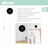 Beaba - Niania elektroniczna video ZEN Connect White