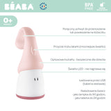 Beaba - Lampka nocna LED przenośna z latarką Pixie, pink
