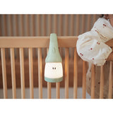 Beaba - Lampka nocna LED przenośna z latarką Pixie, sage green