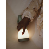 Beaba - Lampka nocna LED przenośna z latarką Pixie, sage green