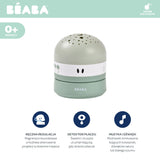 Beaba - Projektor gwiazd z pozytywką i czujnikiem płaczu Pixie, Sage green